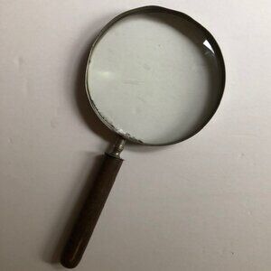 Vintage Mid-Century Enormous Oversized Detective Spy Magnifying Glass